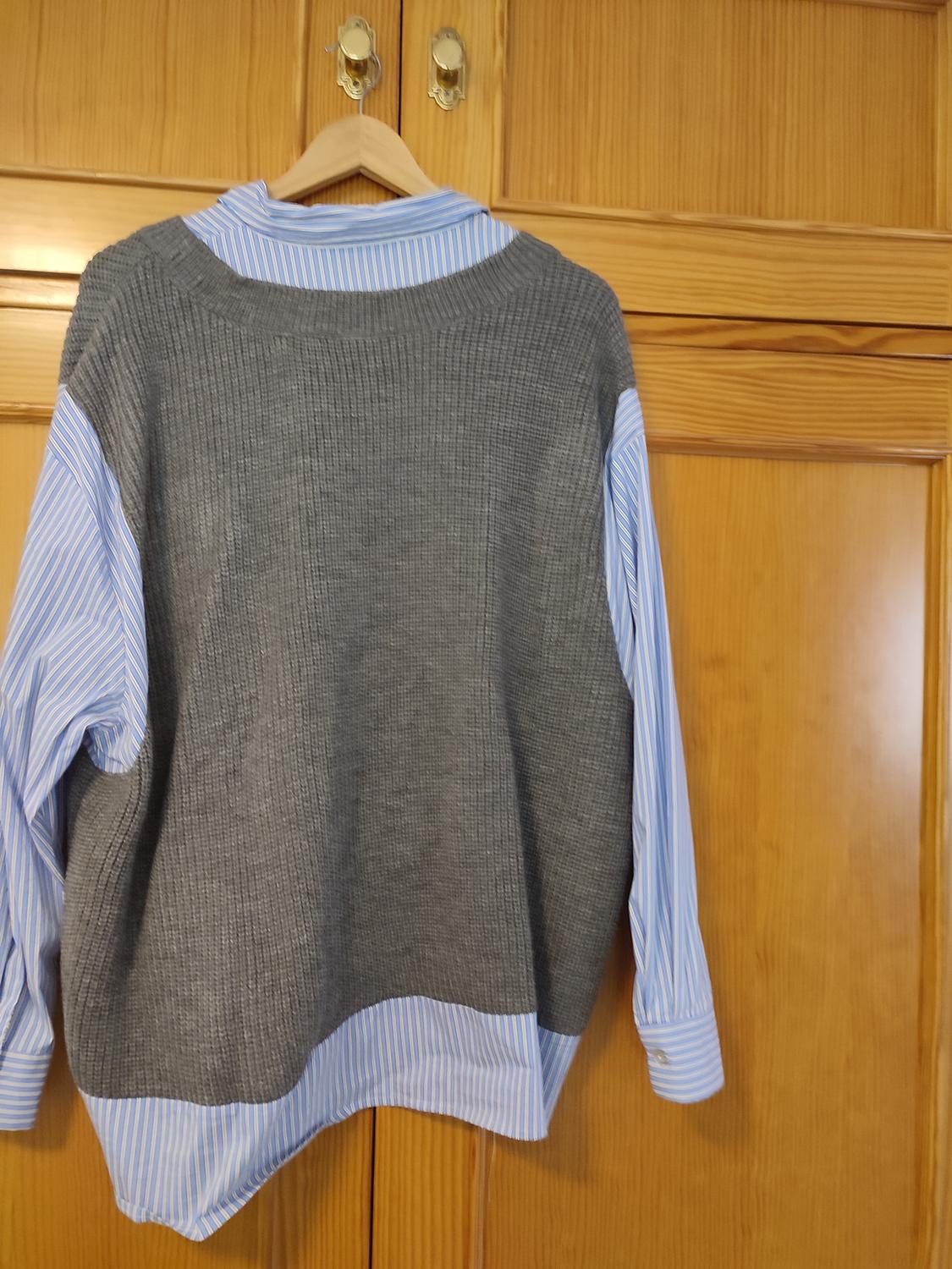 MIXED KNIT SHIRT - Image 3