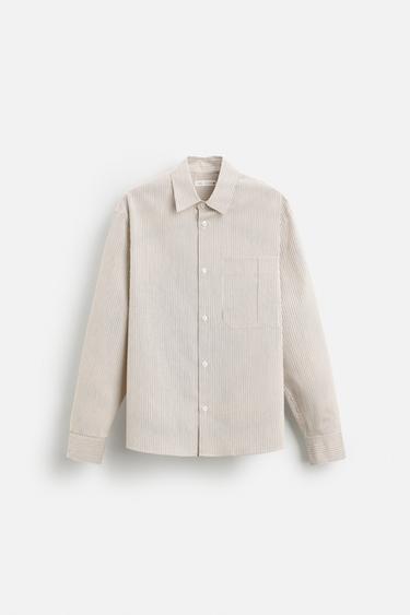 CAMISA RAYAS BOLSILLO - rayas de Zara