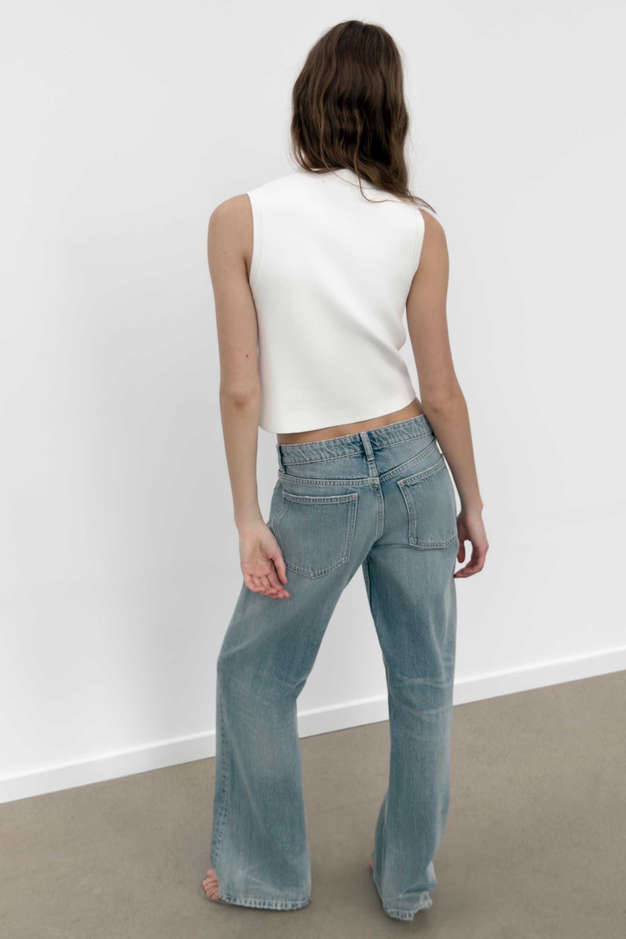 Женские жилеты Zara BUTTON VEST TOP — фото 6
