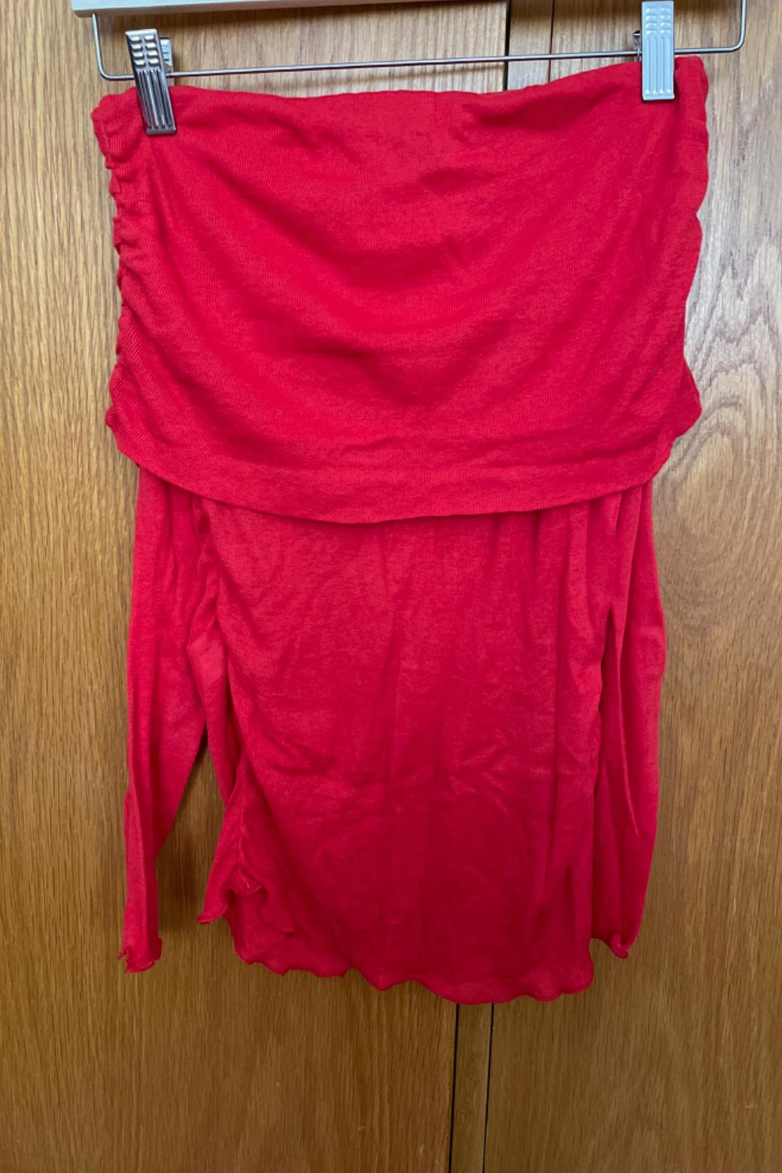 SEMI-SHEER COTTON TOP WITH GATHERING - Image 2