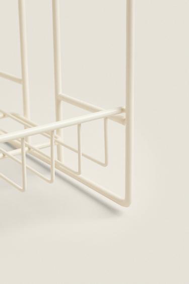 LACQUERED METAL DISH DRAINER - Cream by Zara - Image 3