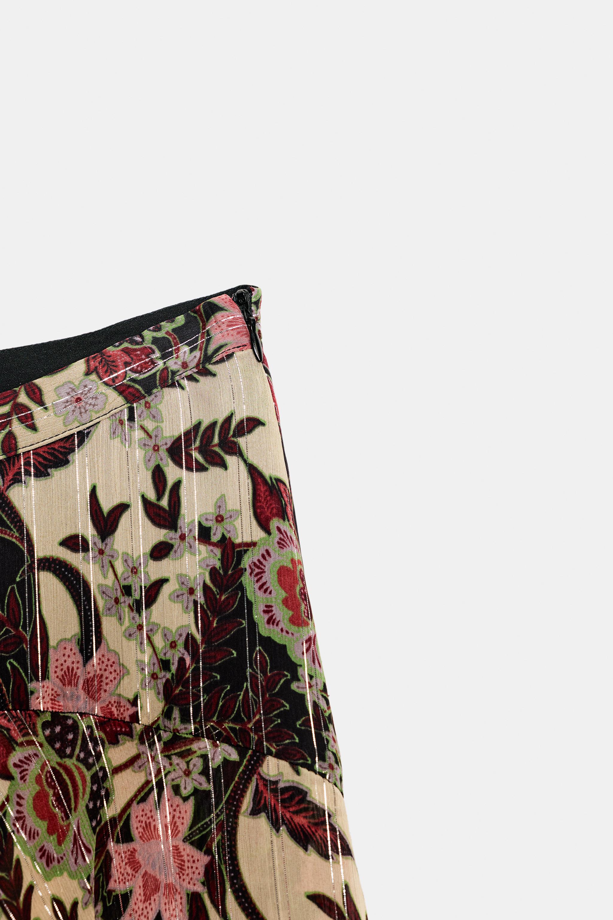 ZW COLLECTION FLORAL PRINT SKIRT
