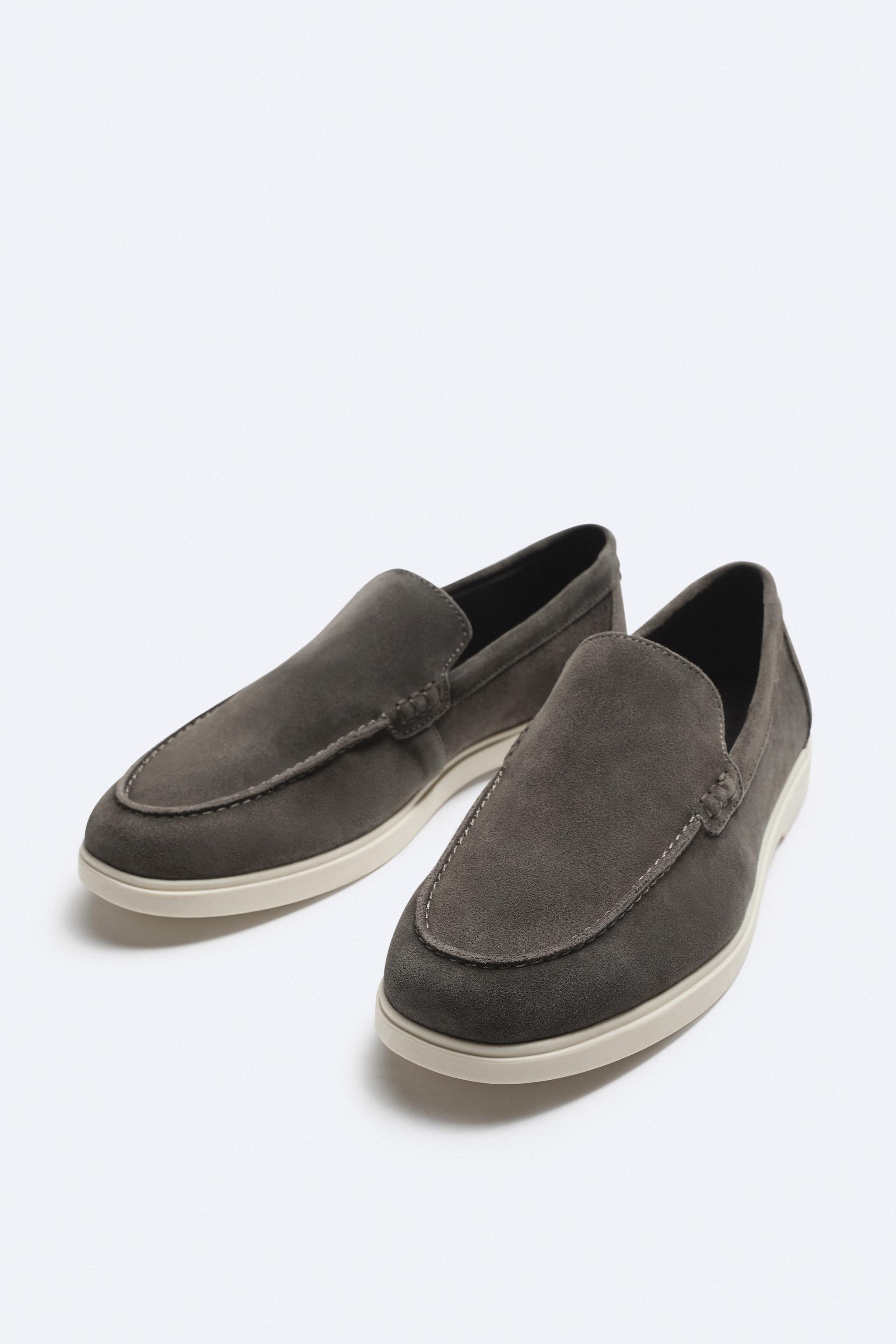 CASUAL SUEDE LOAFERS | ZARA United States