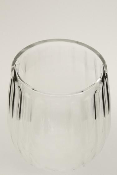 VERRE BOROSILICATE LIGNES EN RELIEF - Transparent de Zara - Image 2