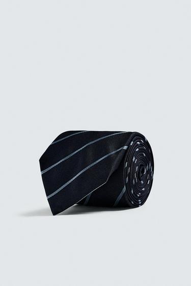 CORBATA 100% SEDA RAYAS - Marino de Zara