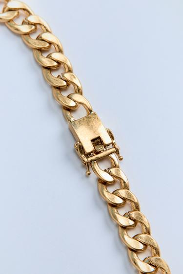 COLLIER CHAÎNE À MAILLONS - Doré de Zara - Image 3