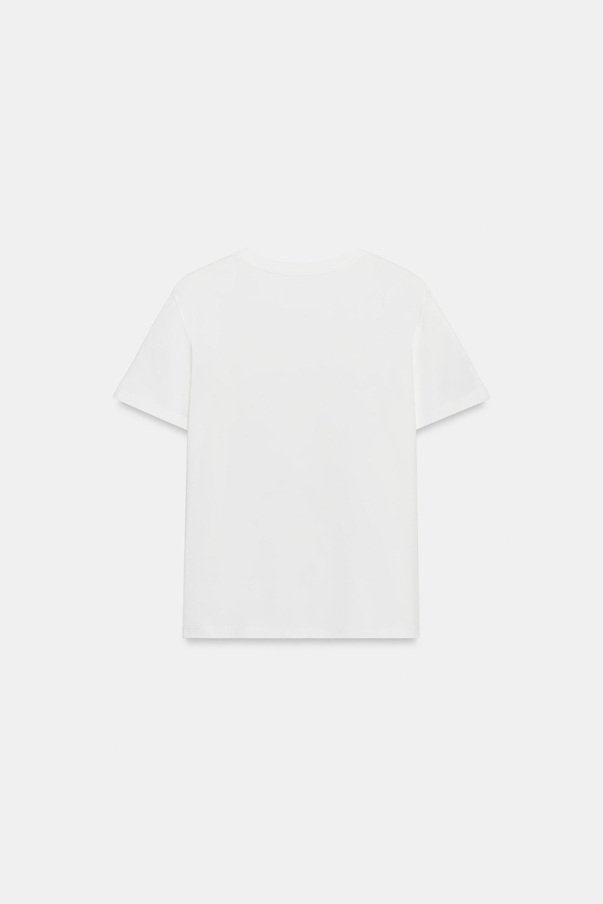 İŞLEMELİ CEPLİ T-SHIRT - Görsel 7