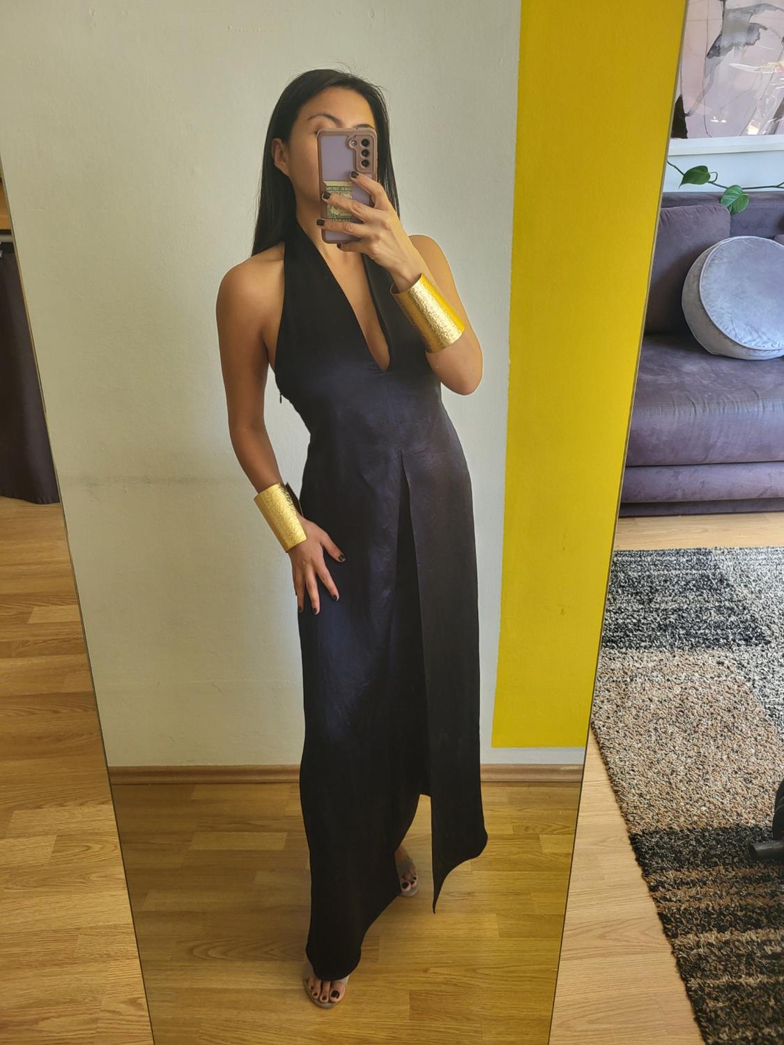 ZW COLLECTION SATIN HALTER DRESS - Image 6