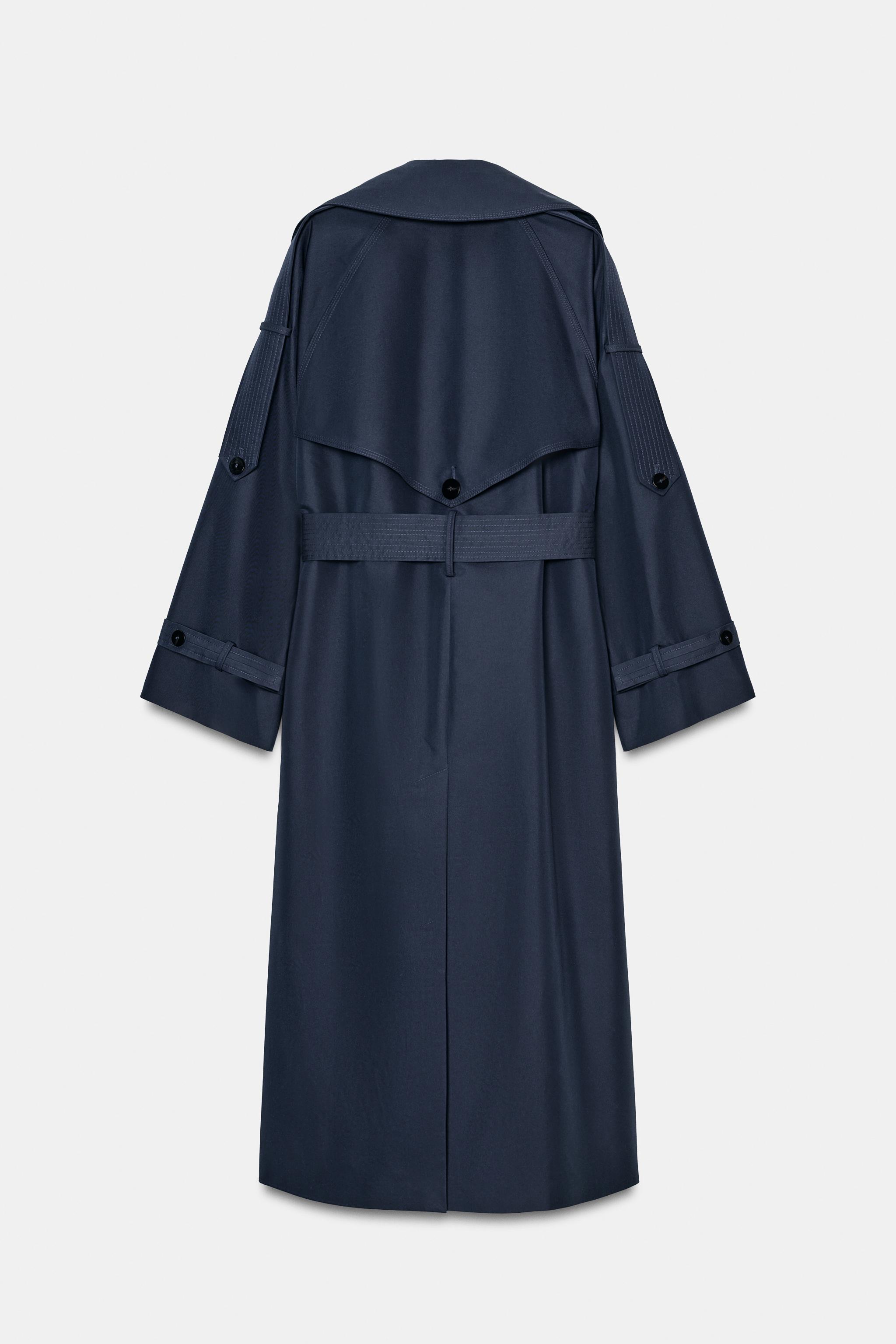 OVERSIZED BELTED TRENCH COAT ZW COLLECTION