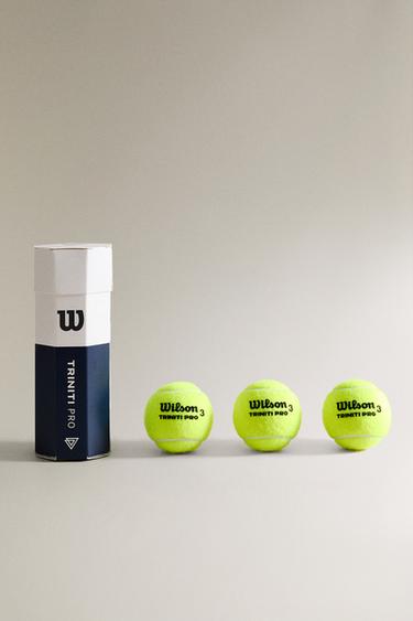 TUBE OF WILSON TENNIS BALLS (SET OF 3) - Yellow by Zara