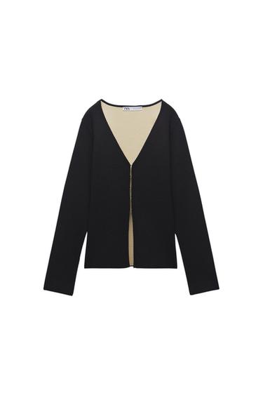 FITTED KNIT CARDIGAN