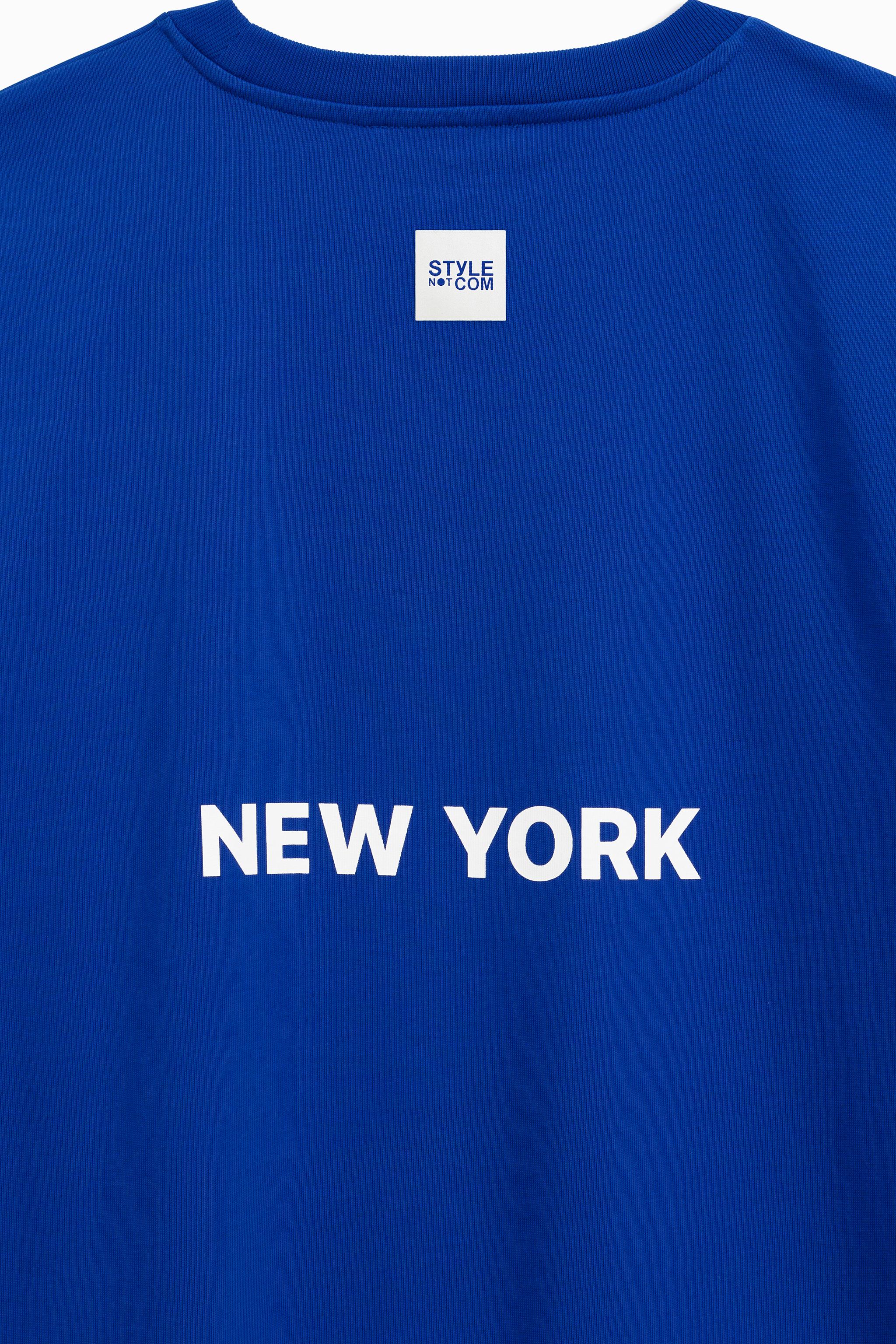 ZARA【NEW】ZARA STYLENOTCOM T-SHIRT ZARA STYLENOTCOM T-SHIRT - Bluish | ZARA United States