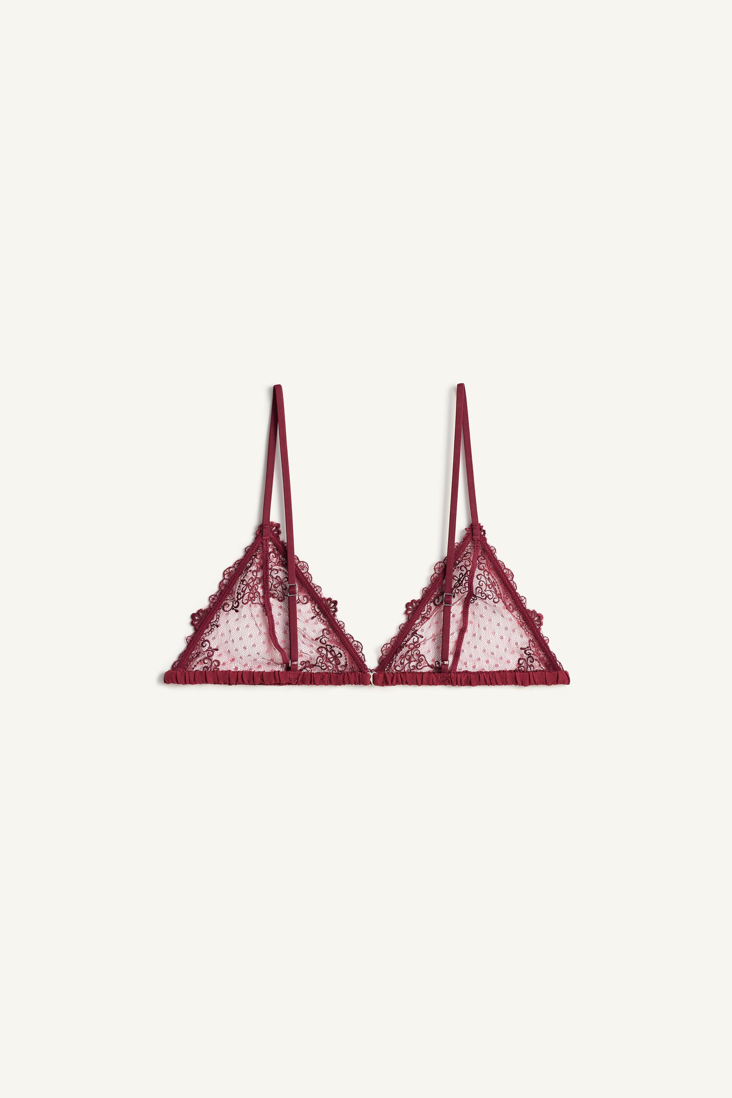 SOUTIEN-GORGE TRIANGLE DENTELLE LIMITED EDITION