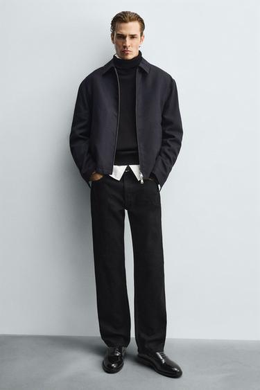 ZAPATO VESTIR EFECTO ACHAROLADO - Negro de Zara