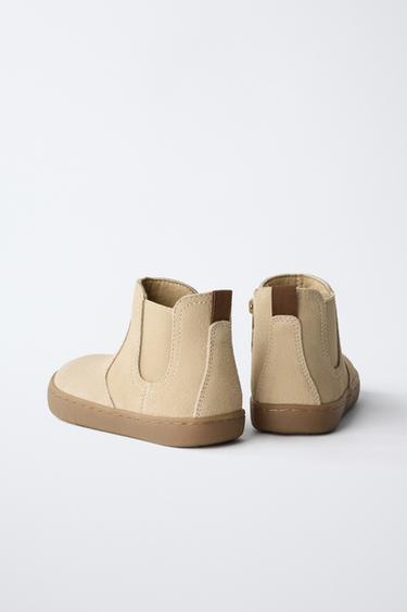 BAREFOOT LEATHER BOOTS - Sand Brown by Zara - Image 6