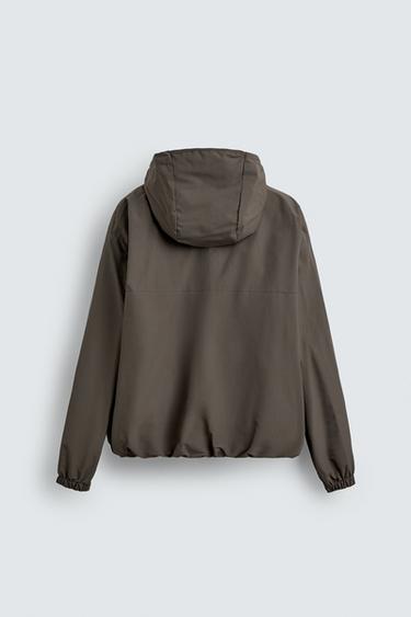 COMBINED FLEECE TECHNICAL JACKET - Mink by Zara - Image 8
