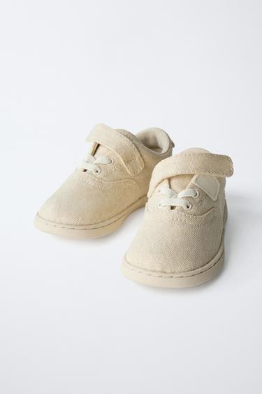 TENNIS EN COTON BAREFOOT - Blanc écru de Zara - Image 5