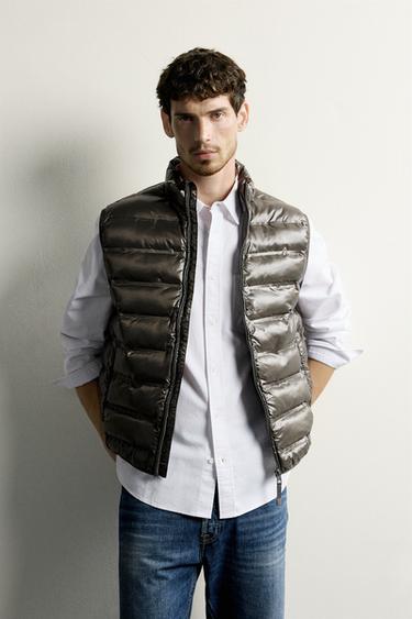 ΕΛΑΦΡΥ ΚΑΠΙΤΟΝΕ ΓΙΛΕΚΟ WATER REPELLENT - Χακί του Zara