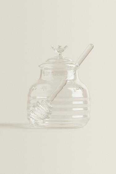 BUMBLEBEE BOROSILICATE GLASS HONEY JAR - 990 by Zara