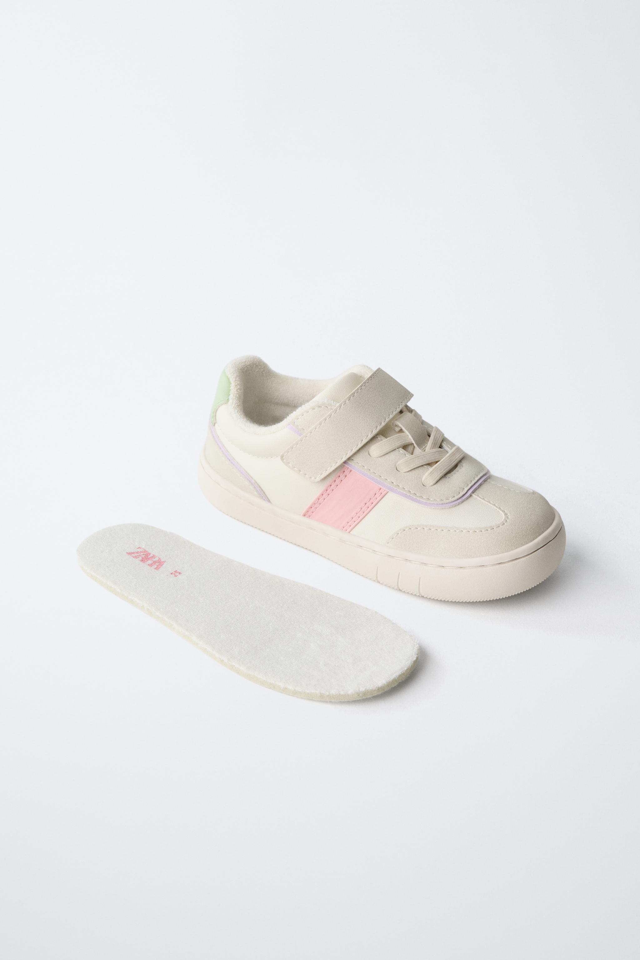 Детские кроссовки Zara CONTRASTING BAREFOOT SNEAKERS — фото 4