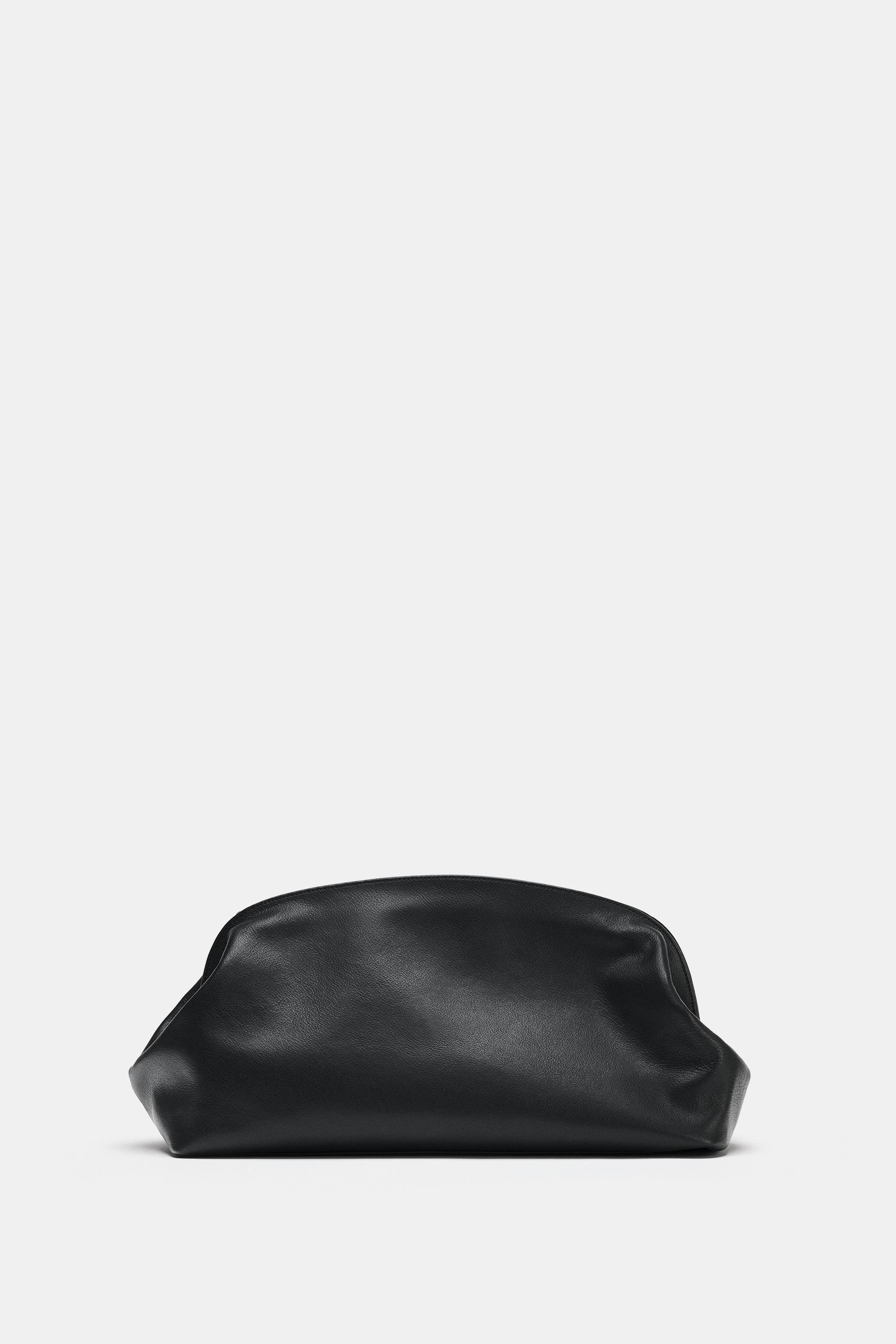 Zara LEATHER CLUTCH BAG — фото 3