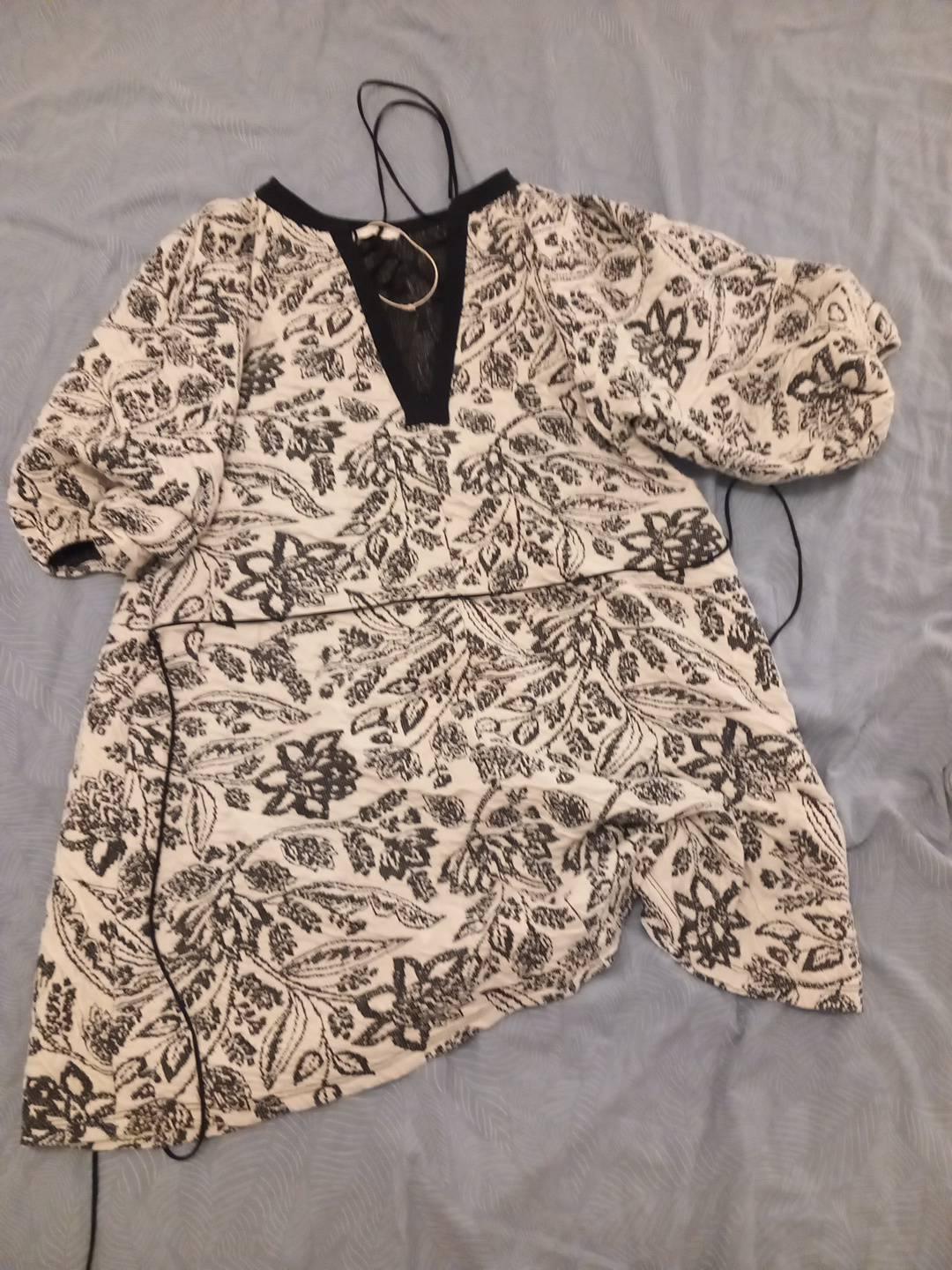 JACQUARD DRESS WITH BELT - Image 2