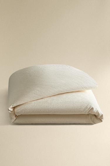 COUETTE COTON JACQUARD - Blanc cassé de Zara - Image 4