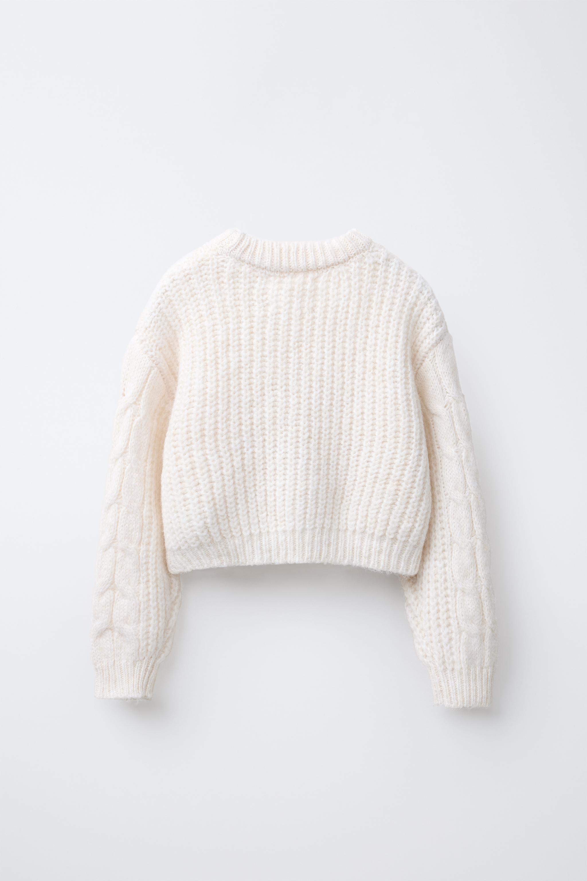 enfold KOS Rib×Cable Layered pullover 白 enfold KOS Rib×Cable Layered pullover 白