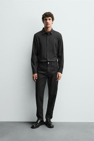 SOFT COTTON SHIRT - mink brown by Zara - Image 0