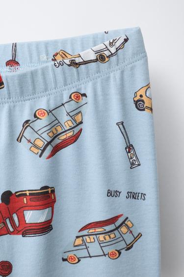 2-6 YEARS/ CAR PRINT PYJAMAS - Blue by Zara - Image 6