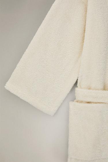 (420 GXM²) PEIGNOIR COTON PREMIUM - Ivoire de Zara - Image 2