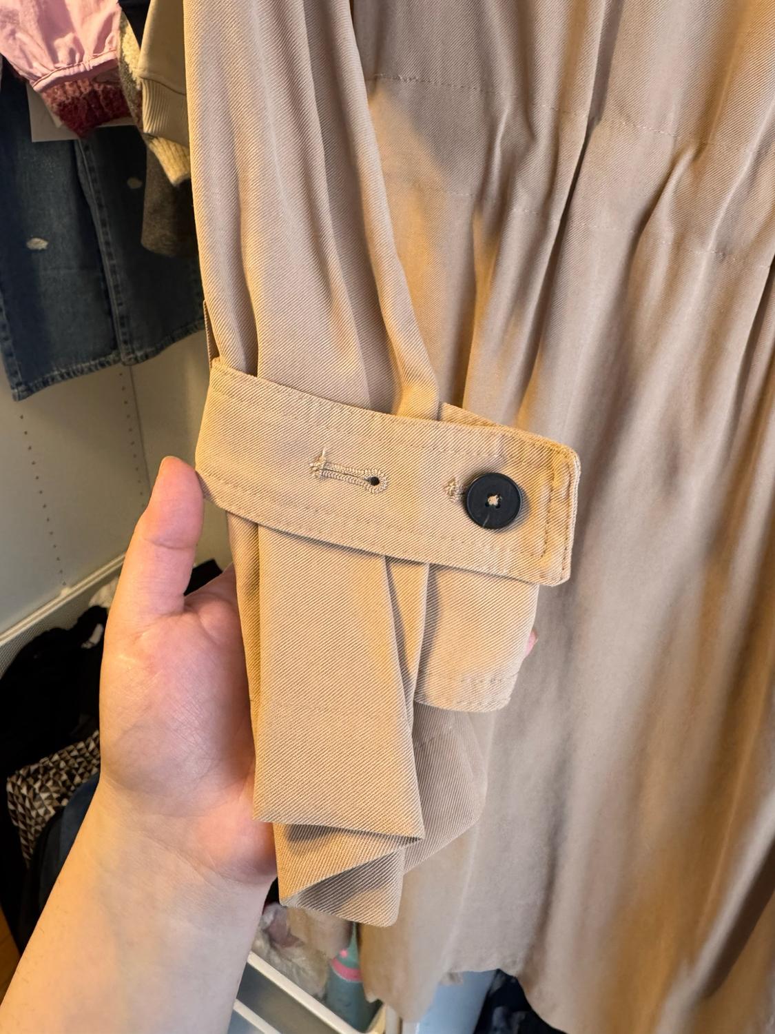 FLOWY TRENCH COAT WITH POCKETS - Image 6