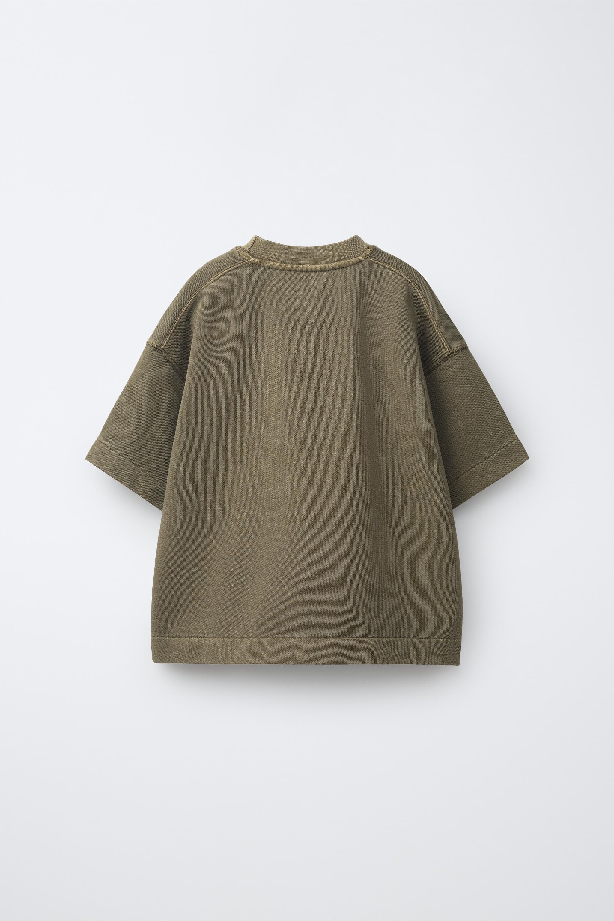 GARMENT DYE T-SHIRT — Khaki