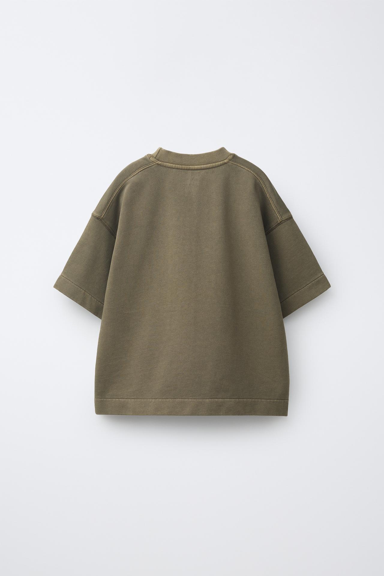 GARMENT DYE T-SHIRT — Khaki