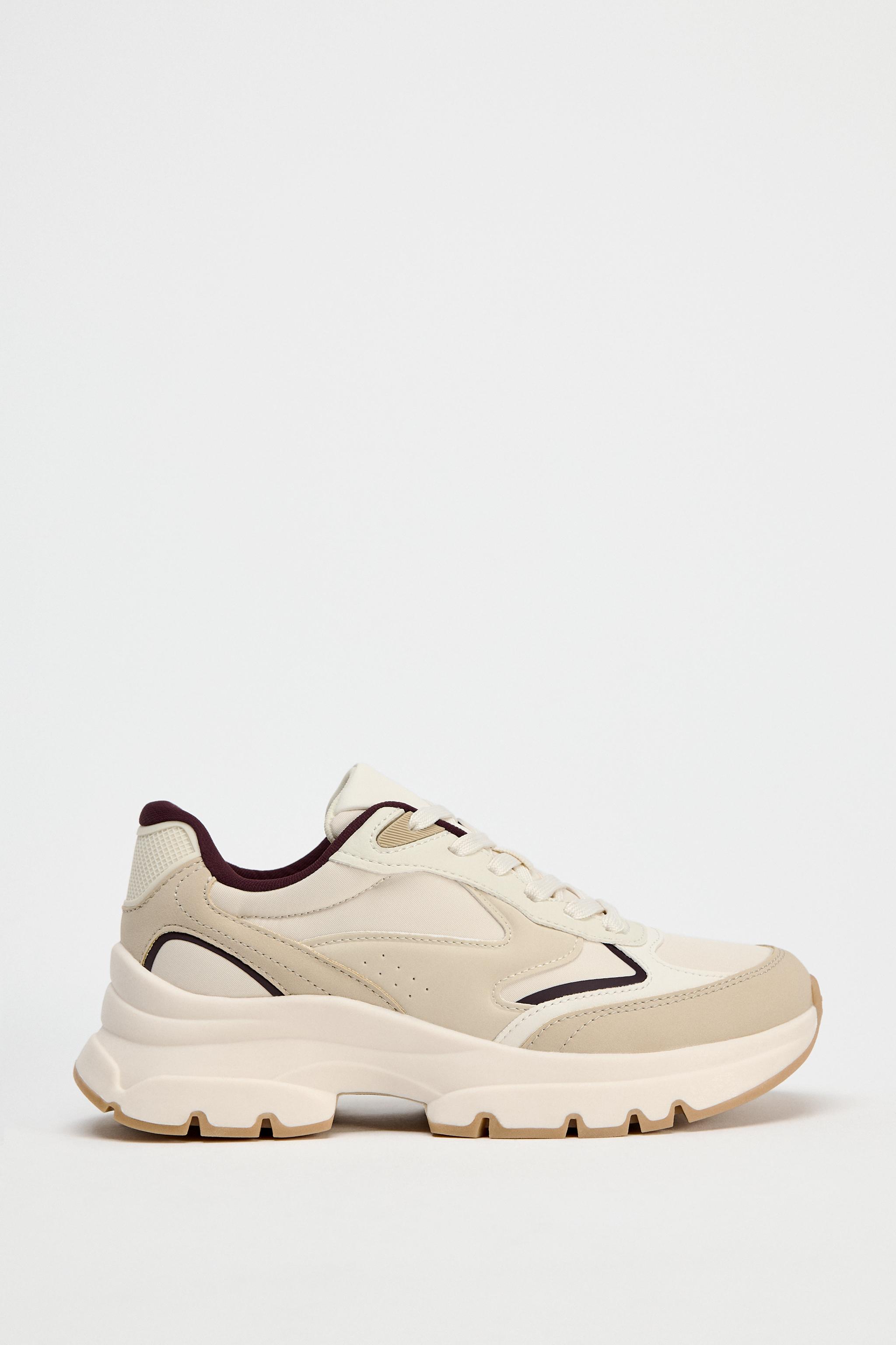 Zara Combination Running Shoes Multi Color Women