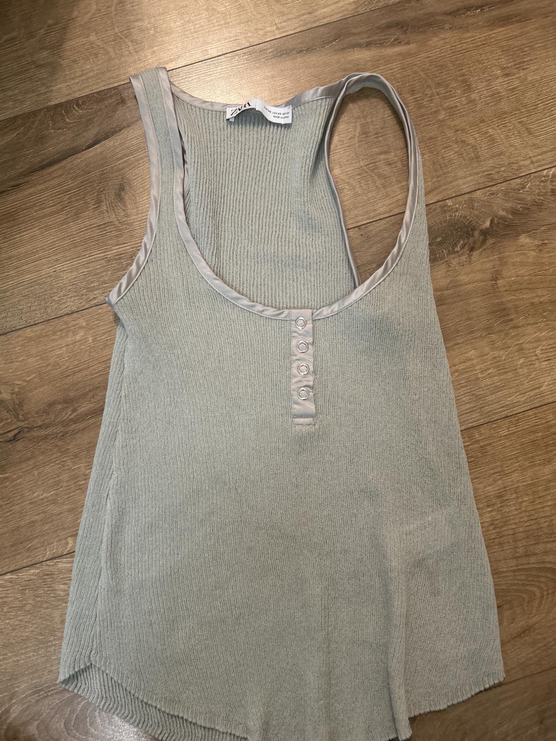 MATCHING SATIN KNIT TOP