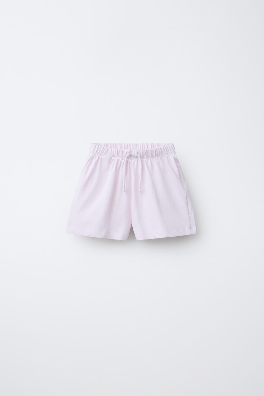 Short Zara Basique Rose Poudré - Taille S - Occasion Très Bon état