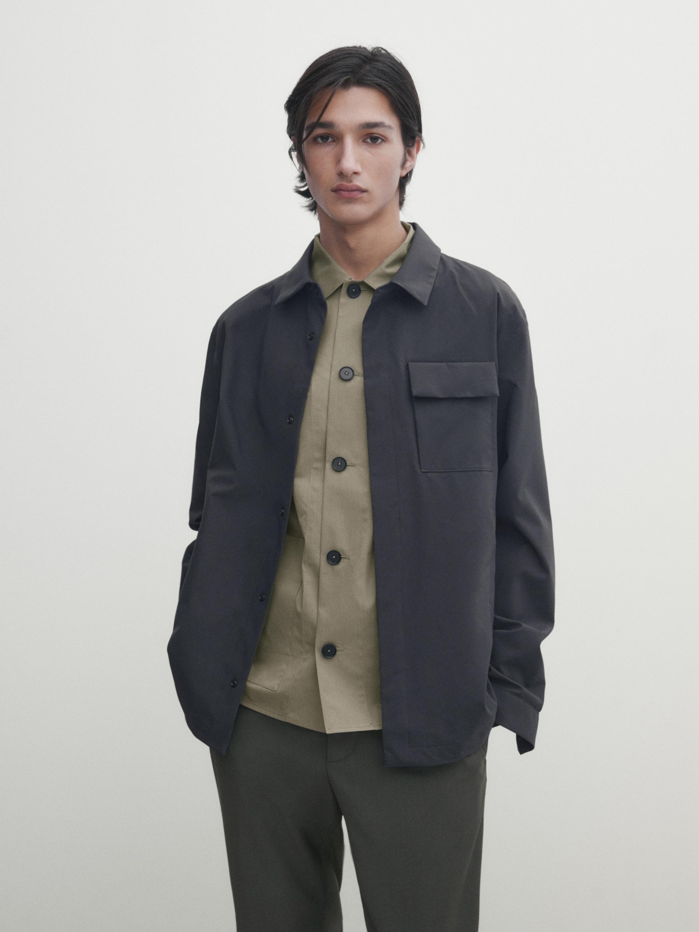 2-in-1 technical jacket - Anthracite grey | ZARA United States