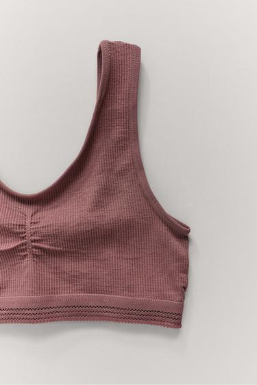 AGES 8-14 / TWO-PACK OF SEAMLESS TOPS - Multicoloured by Zara