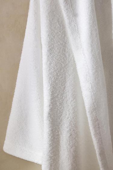 HOODED BATHROBE (360 GXM²) - White by Zara - Image 5