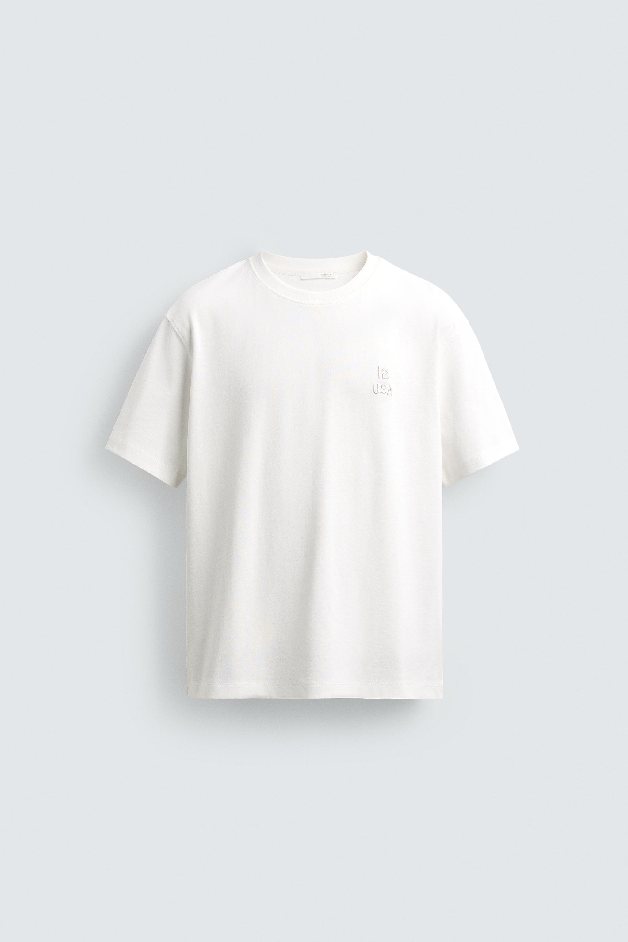 T-SHIRT BRODERIE BIMATIÈRE IMPRIMÉE
