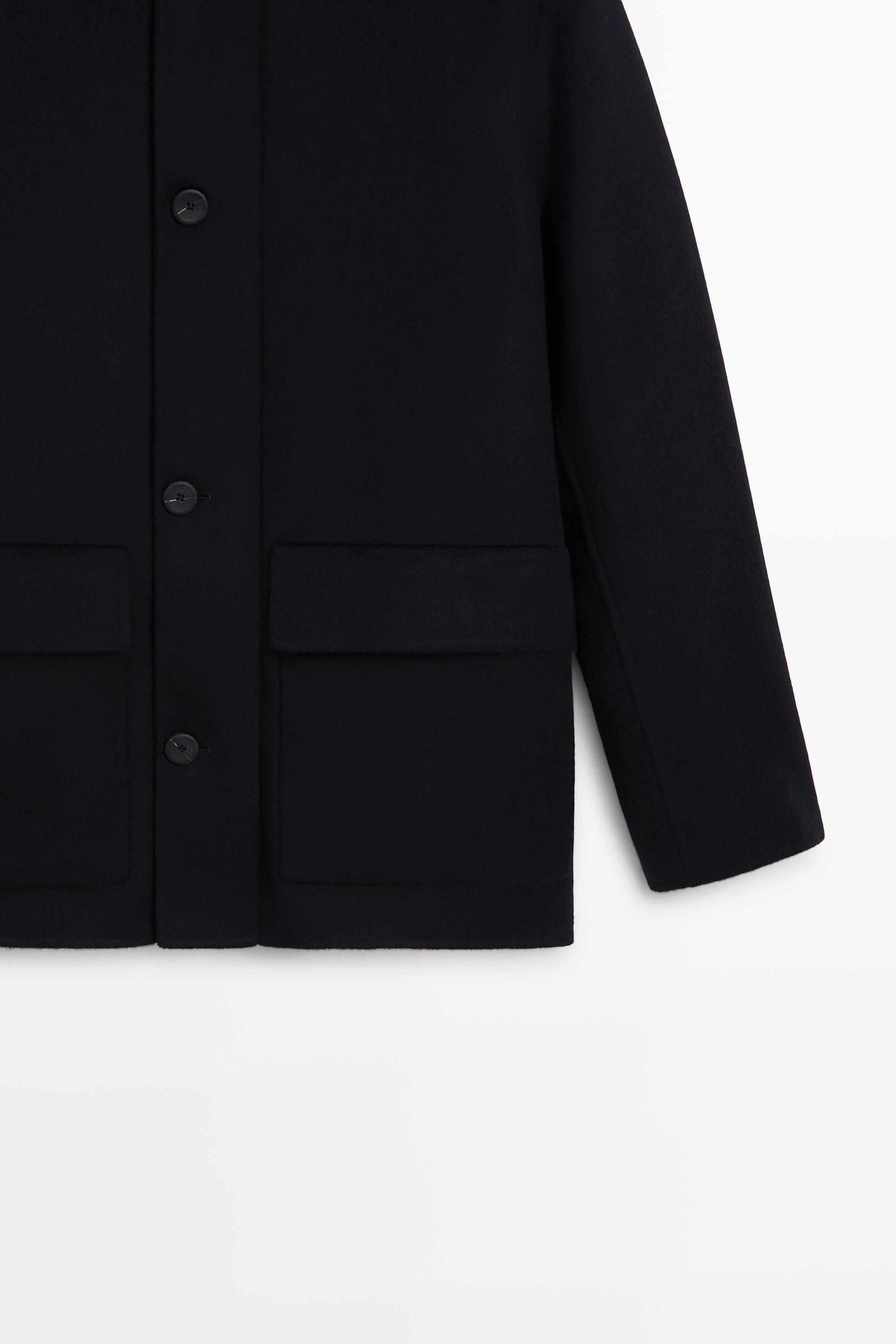 Manteau court avec détail gilet amovible