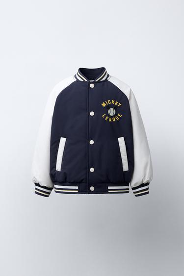 НЕПРОМОКАЕМЫЙ БОМБЕР VARSITY MICKEY MOUSE © DISNEY — МОРСКОЙ СИНИЙ от Zara
