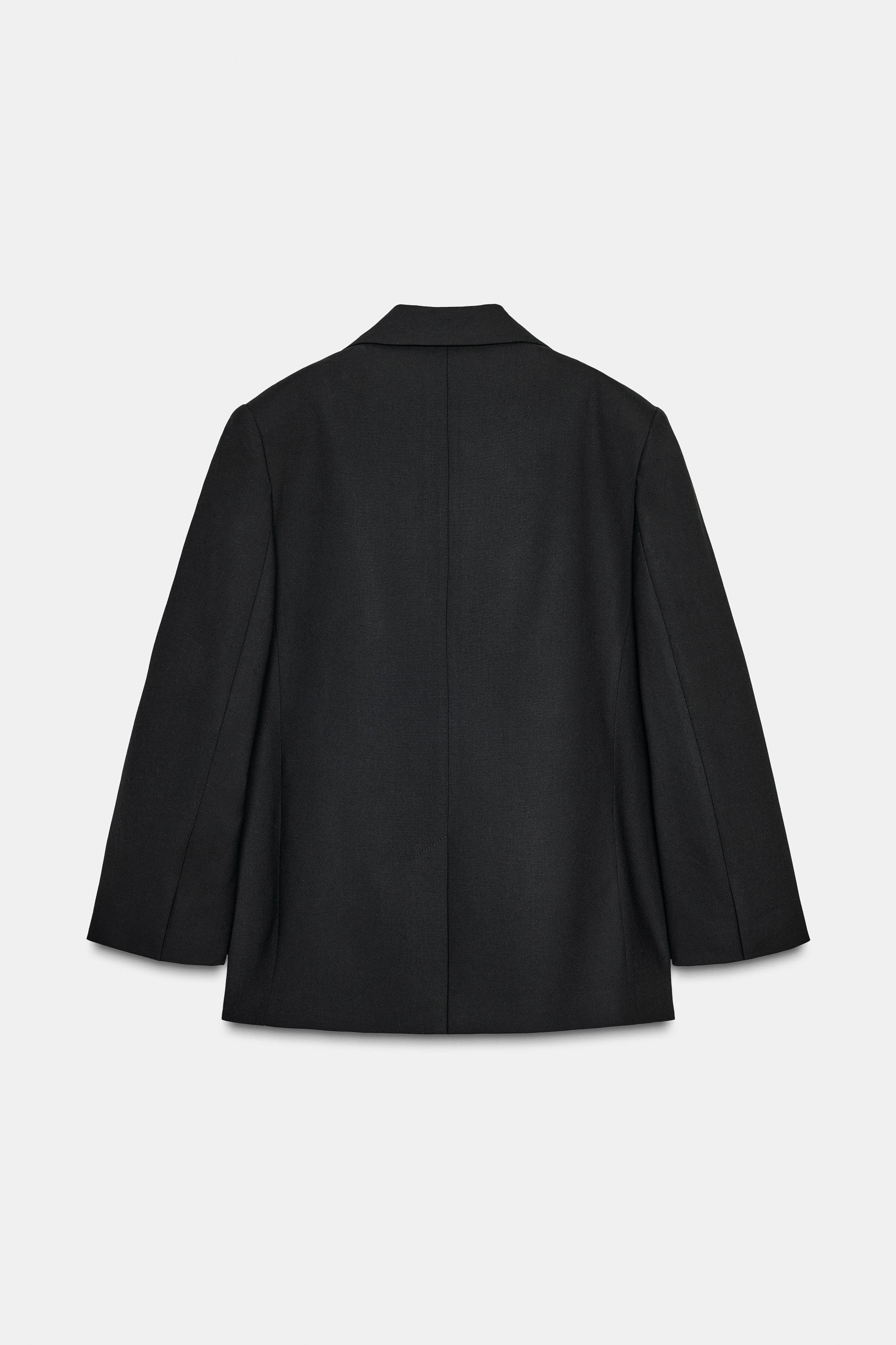 ZARA ダブルブレストオーバーサイズブレザー XS OVERSIZED DOUBLE
