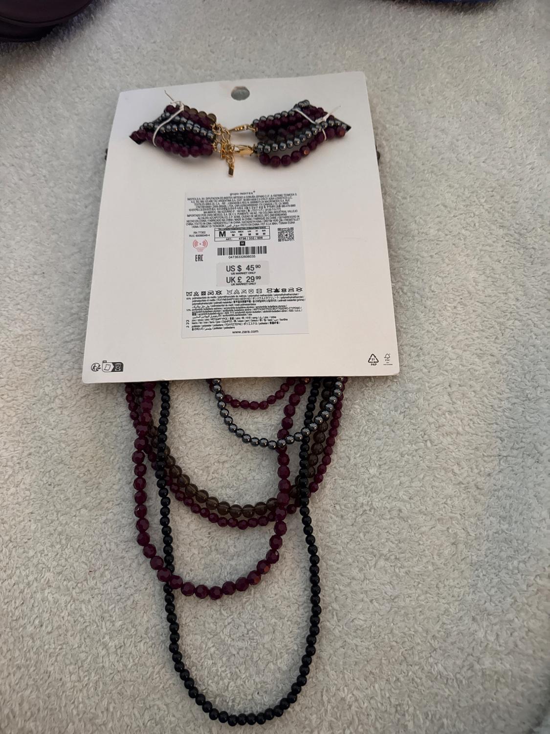 BEADED WATERFALL NECKLACE - Image 2