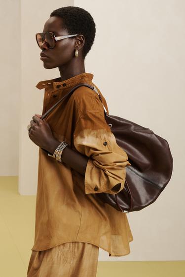 PRNT SHRT 16 - Sand / Marl by Zara - Image 2