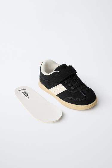 LEATHER BAREFOOT SNEAKERS - Black by Zara - Image 3