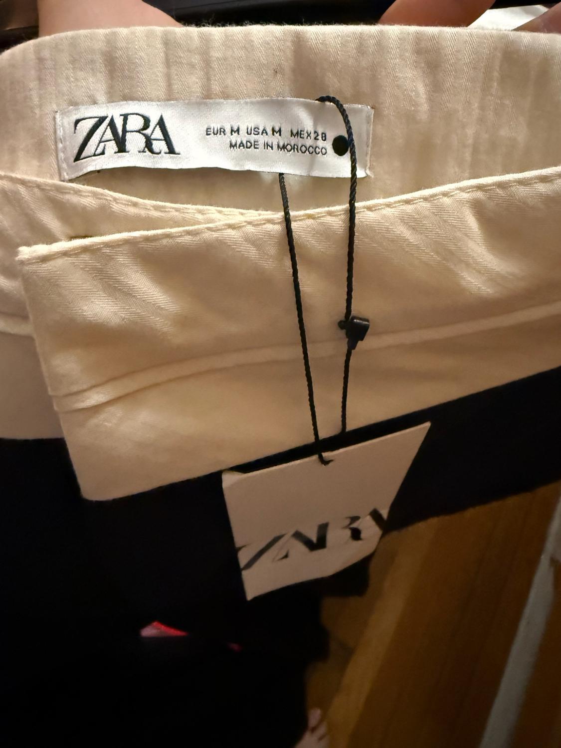 ZW COLLECTION CONTRAST WAIST STRAIGHT LEG PANTS - Image 4