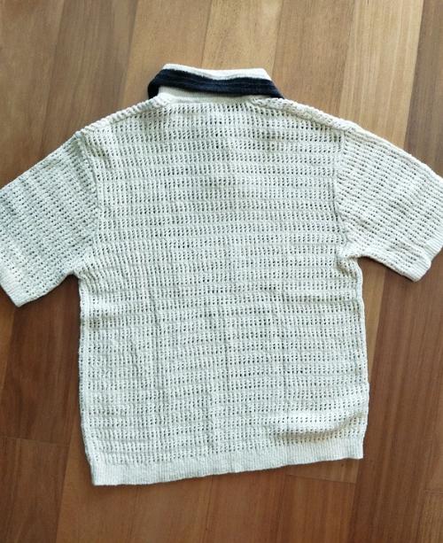 OPEN TEXTURED POLO SHIRT - Image 2