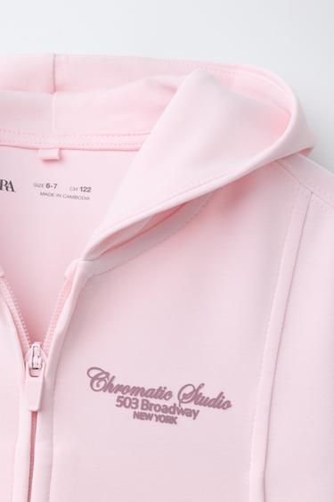 HOODED JACKET WITH MODAL BLEND - Pastel pink by Zara - Image 2